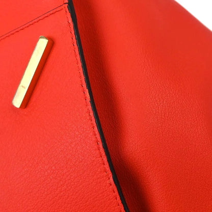 Loewe Hammock Leather, Red, Leather, Handbag