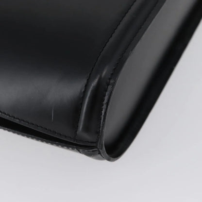 Bally Vintage Leather, Black, Leather, Handbag