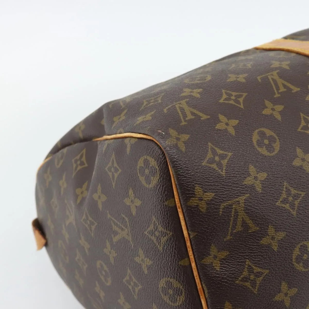 Louis Vuitton Keepall Monogram, Brown, Canvas, Travel Bag