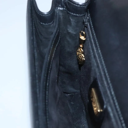 Gucci Vintage Leather, Black, Leather, Handbag