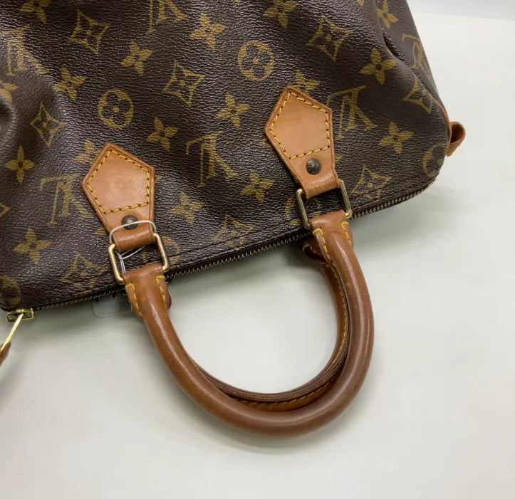 Louis Vuitton Speedy Monogram Canvas, Brown, Canvas, Handbag