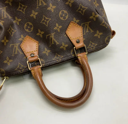 Louis Vuitton Speedy Monogram Canvas, Brown, Canvas, Handbag