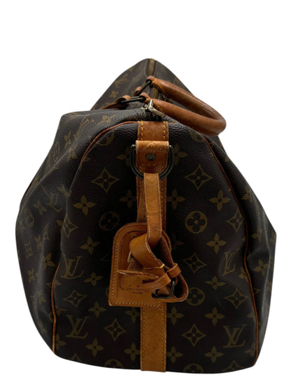 Louis Vuitton Keepall Monogram Canvas, Brown, Canvas, Handbag