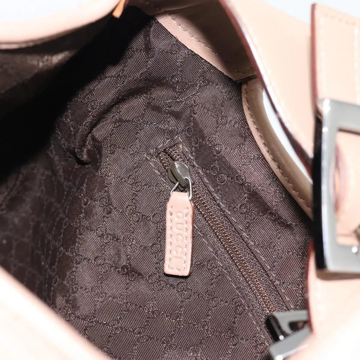 Gucci Jackie O Suede, Beige, Suede, Shoulder Bag