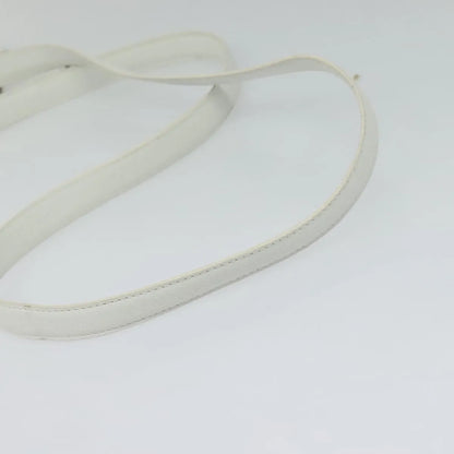 Bvlgari Vintage Leather, White, Leather, Shoulder Bag