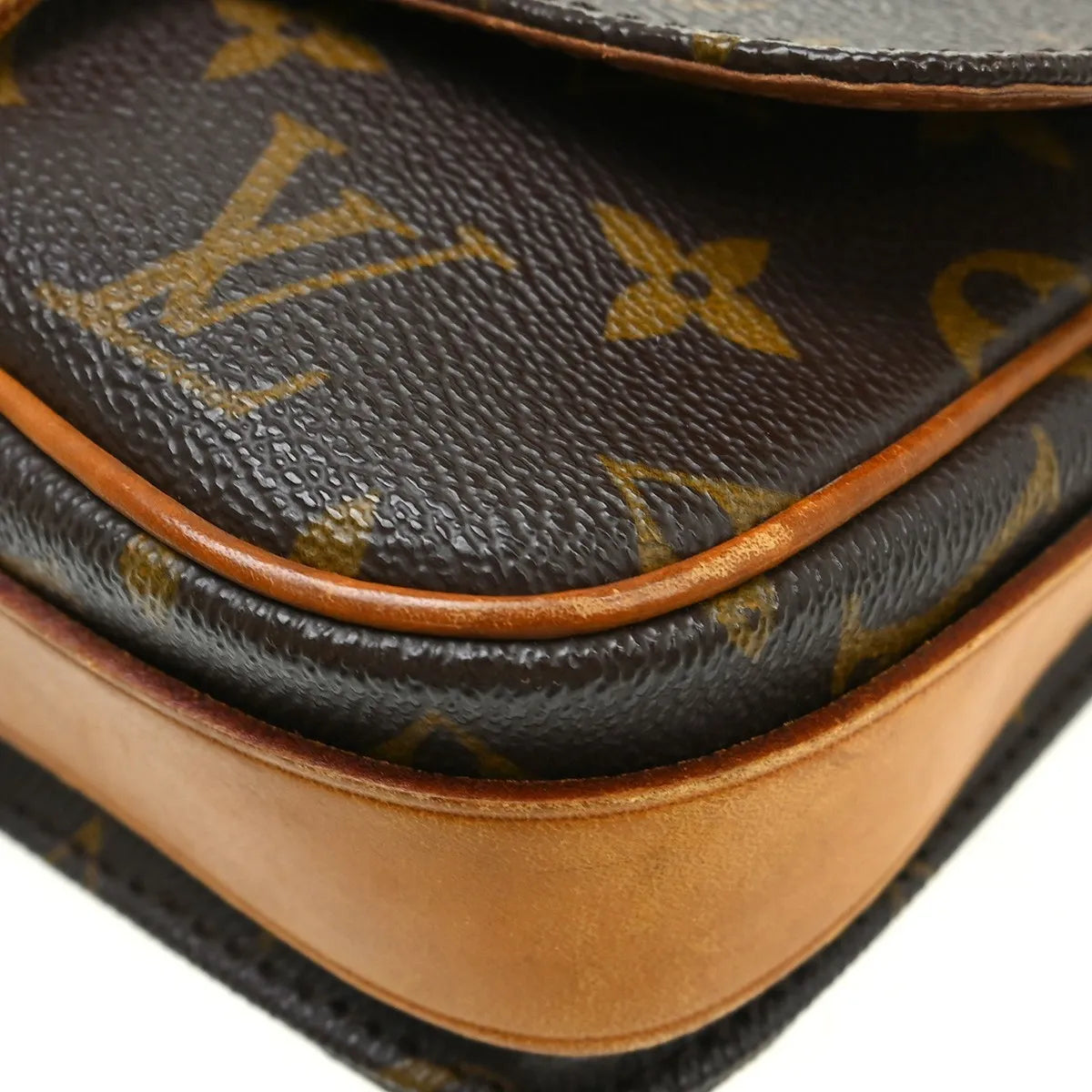 Louis Vuitton Cartouchiere Monogram Canvas, Brown, Canvas, Shoulder Bag