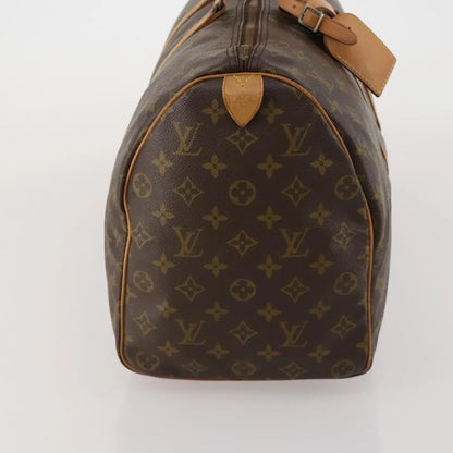 Louis Vuitton Keepall Monogram Canvas, Brown, Canvas, Travel Bag