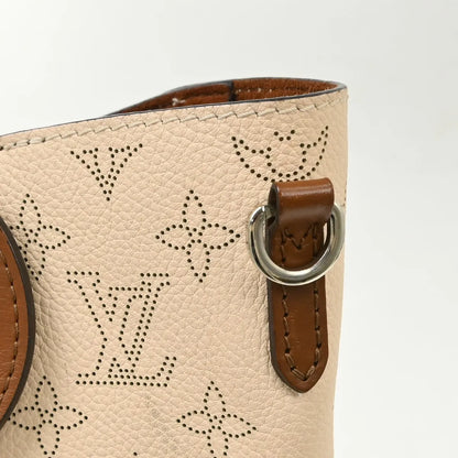Louis Vuitton Hina Mahina Leather, Beige, Leather, Tote Bag