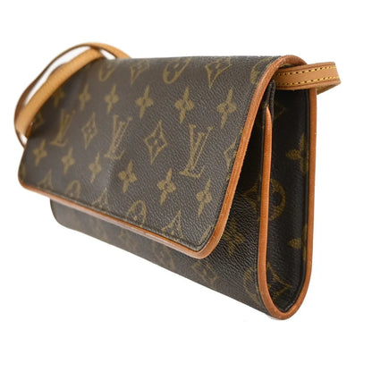 Louis Vuitton Twin Monogram Canvas, Brown, Canvas, Clutch