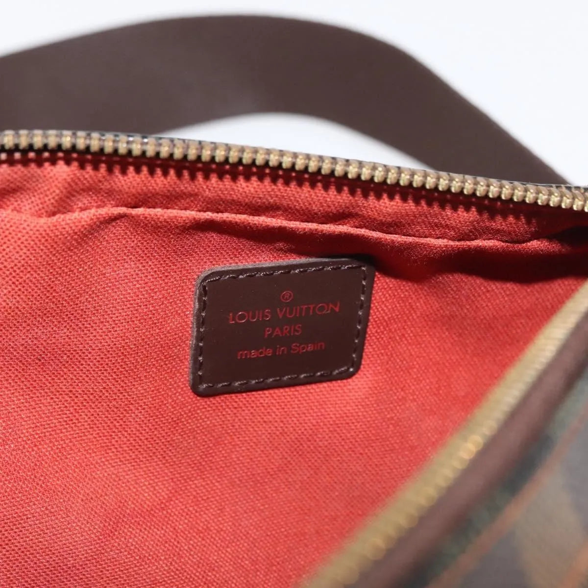 Louis Vuitton Geronimos Waist Damier, Brown, Canvas, Shoulder Bag