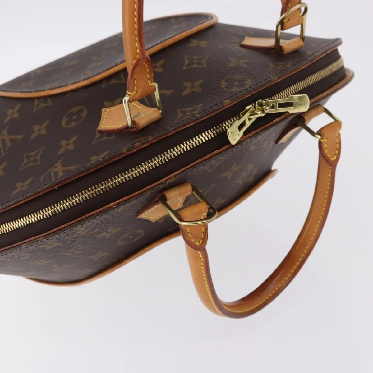 Louis Vuitton Ellipse Monogram, Brown, Canvas, Handbag