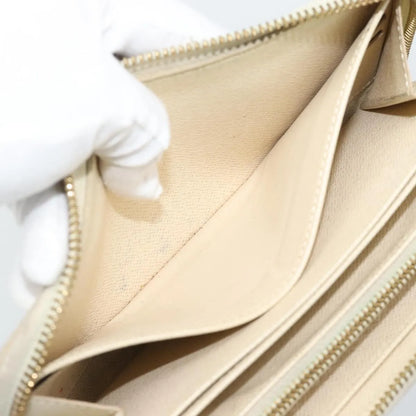 Louis Vuitton Zippy Organizer Damier Ebene, Beige, Canvas, Wallet