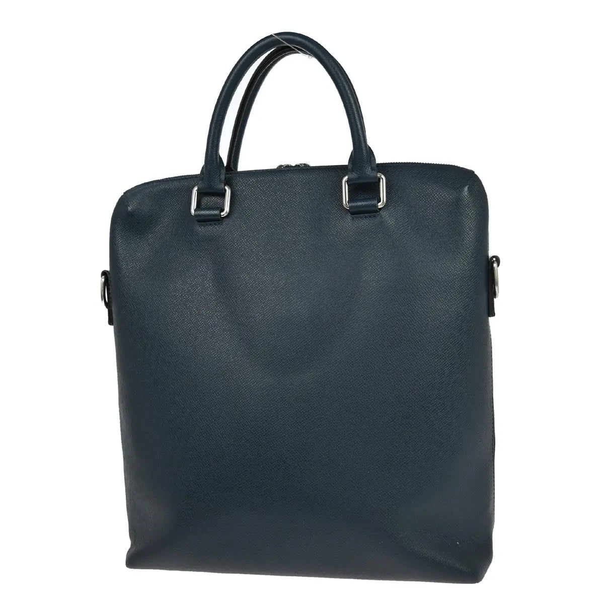 Louis Vuitton Grigori Tote Taiga Leather, Blue, Leather, Tote Bag