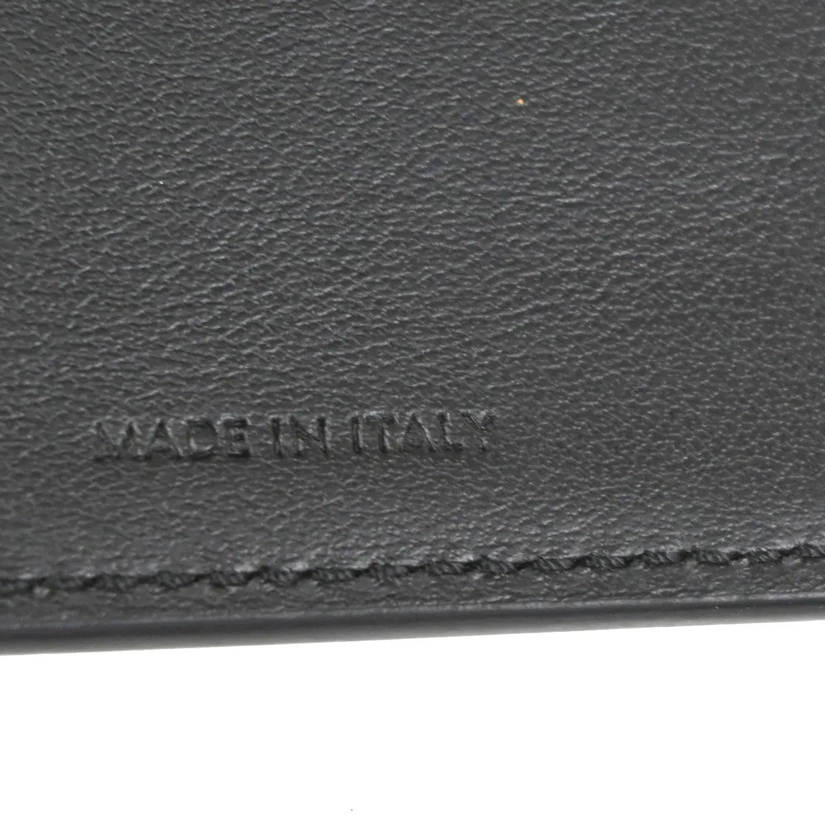 Celine Triomphe Trifold Leather, Black, Leather, Wallet