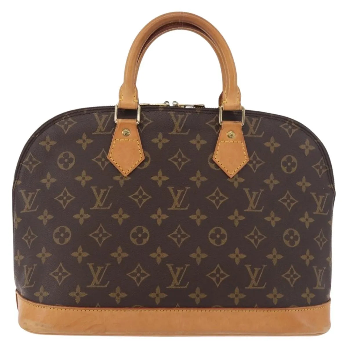 Louis Vuitton Vintage Alma Monogram Canvas, Brown, Canvas, Handbag