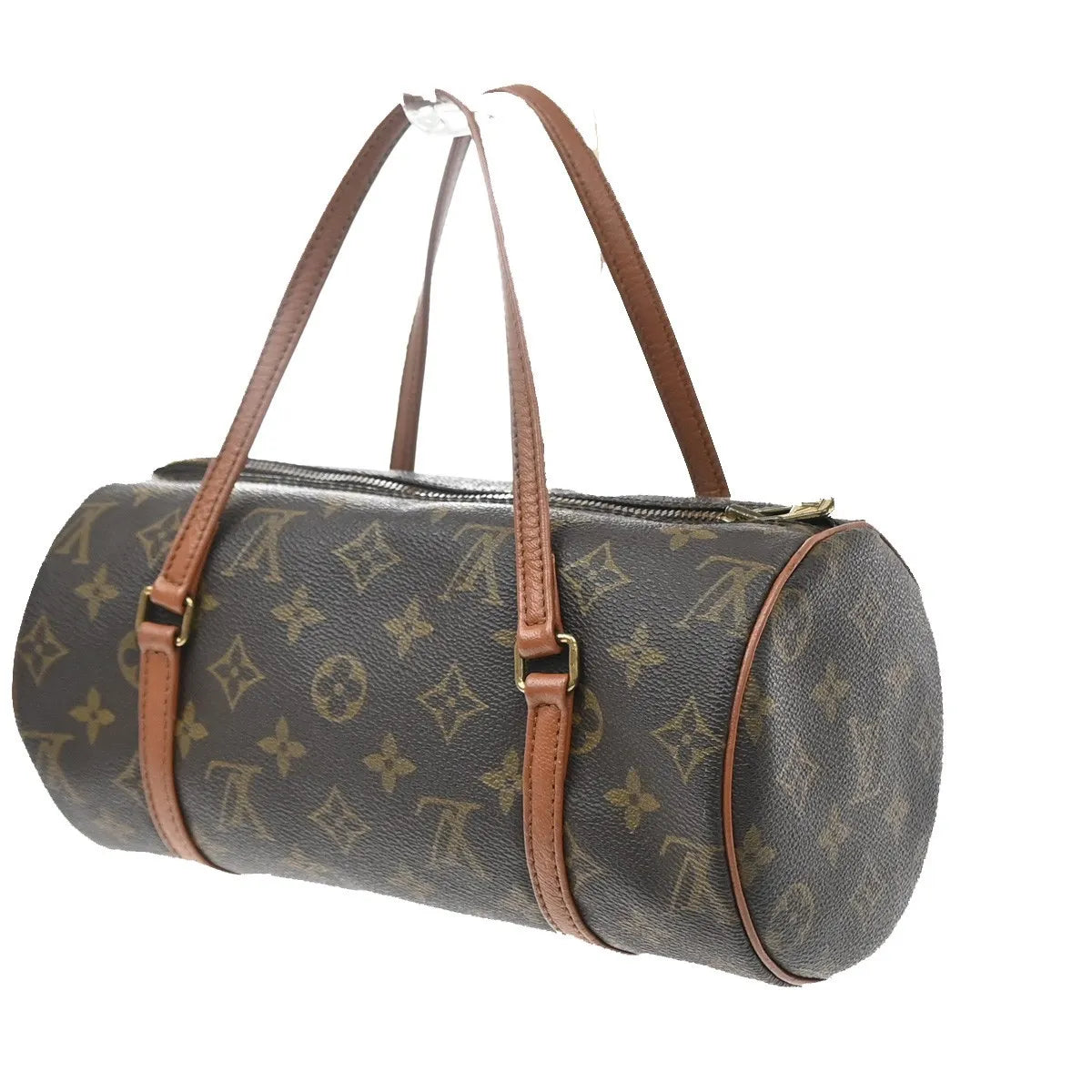 Louis Vuitton Papillon Monogram, Brown, Canvas, Handbag