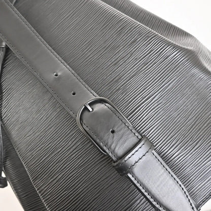 Louis Vuitton Sac a Dos Drawstring Epi Leather, Black, Leather, Backpack