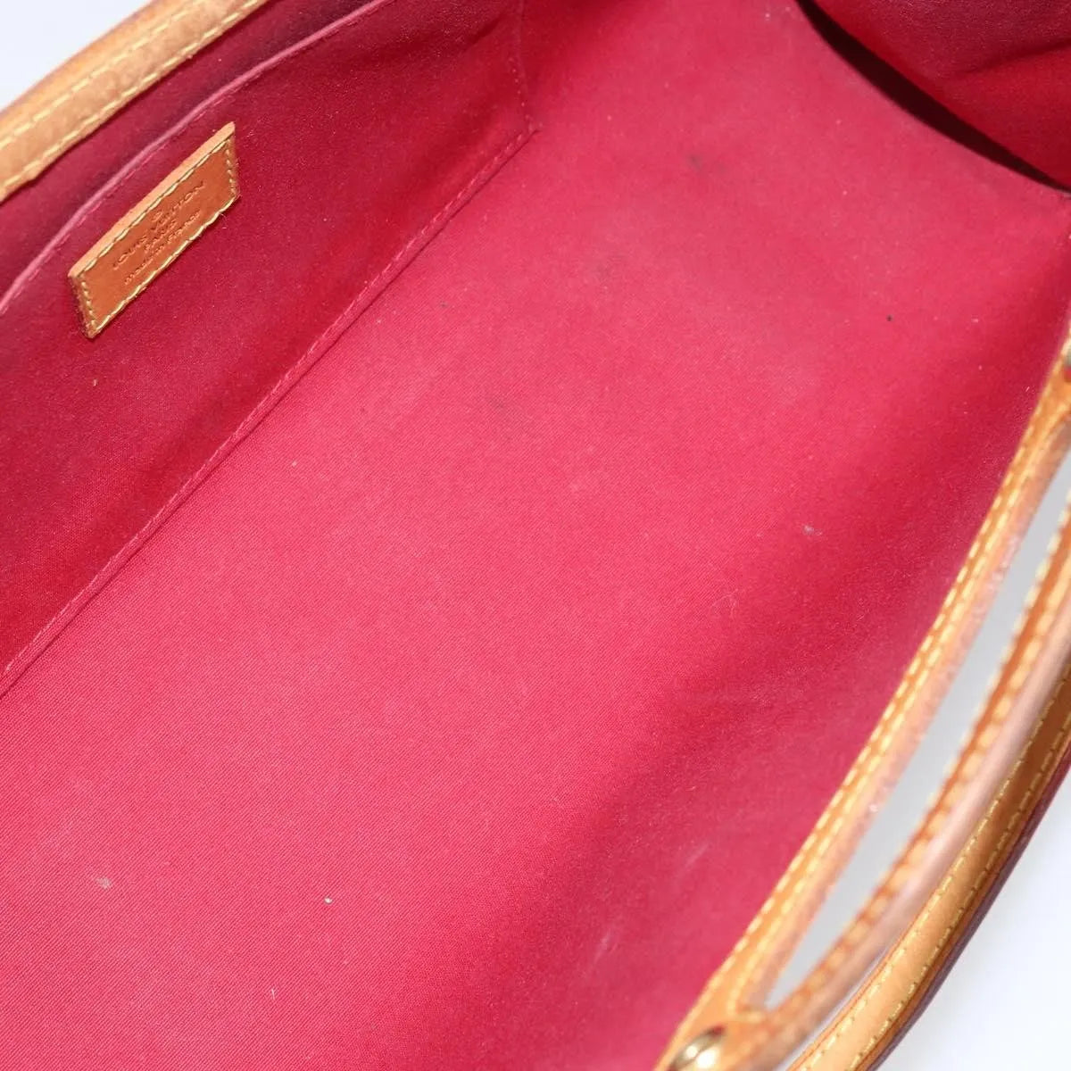 Louis Vuitton Roxbury Drive Monogram Vernis, Red, Patent Leather, Handbag