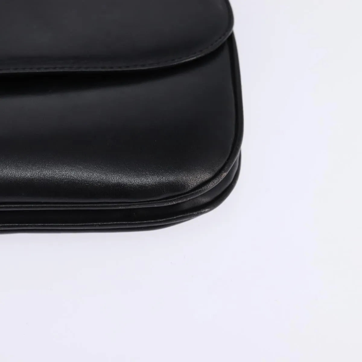 Celine Vintage Leather, Black, Leather, Shoulder Bag