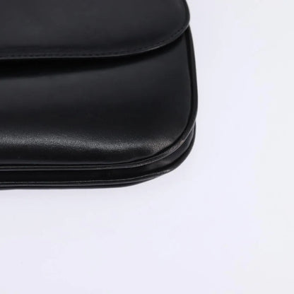 Celine Vintage Leather, Black, Leather, Shoulder Bag