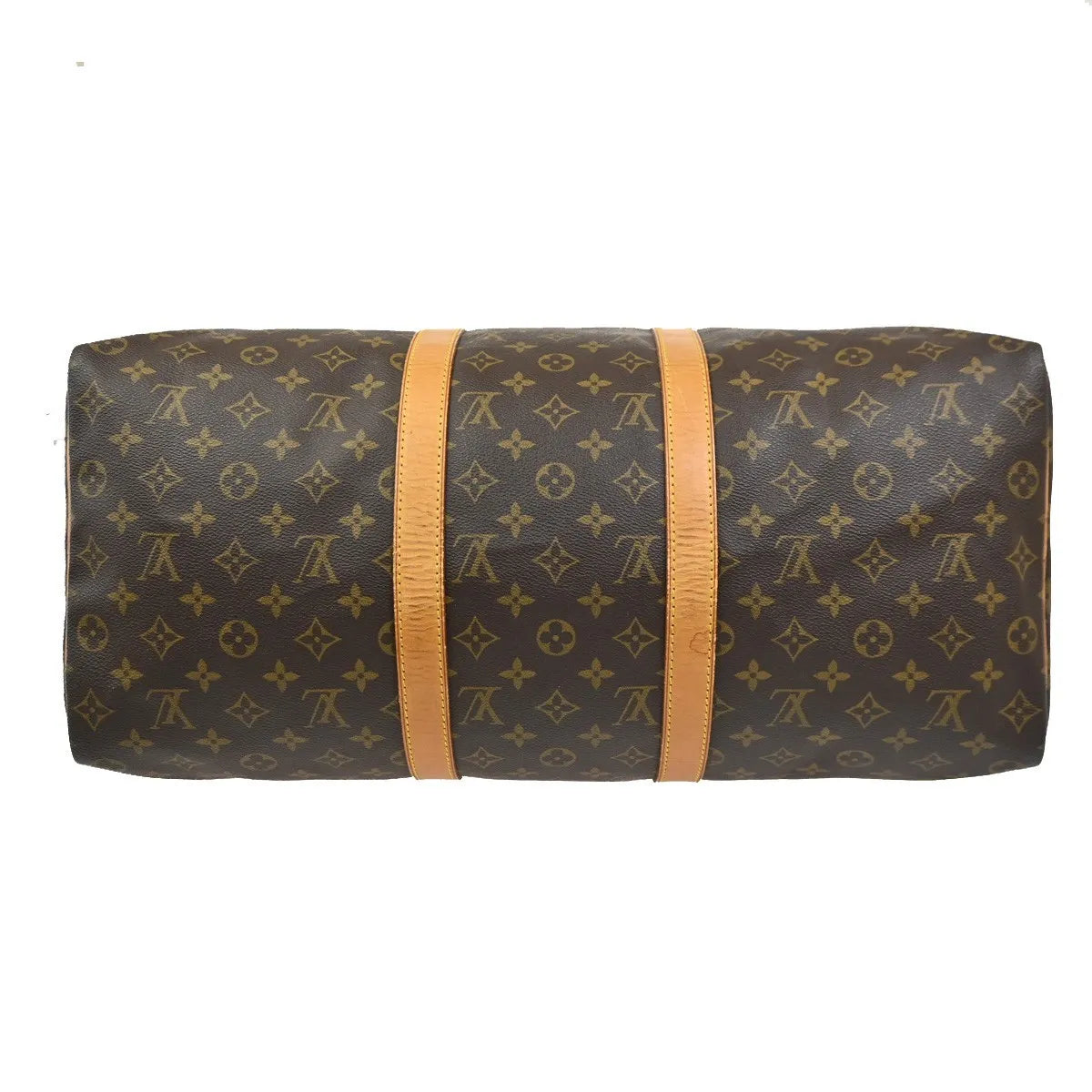 Louis Vuitton Keepall Monogram Canvas, Brown, Canvas, Travel Bag