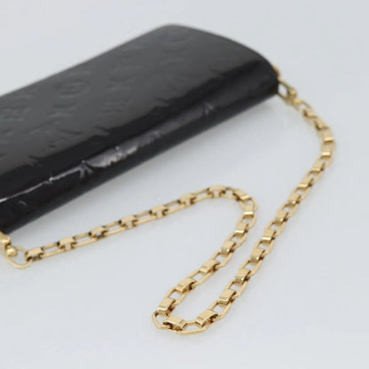 Louis Vuitton Sarah Chain Monogram Vernis, Burgundy, Patent Leather, Clutch