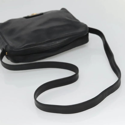 Christian Dior Vintage Leather, Black, Leather, Shoulder Bag