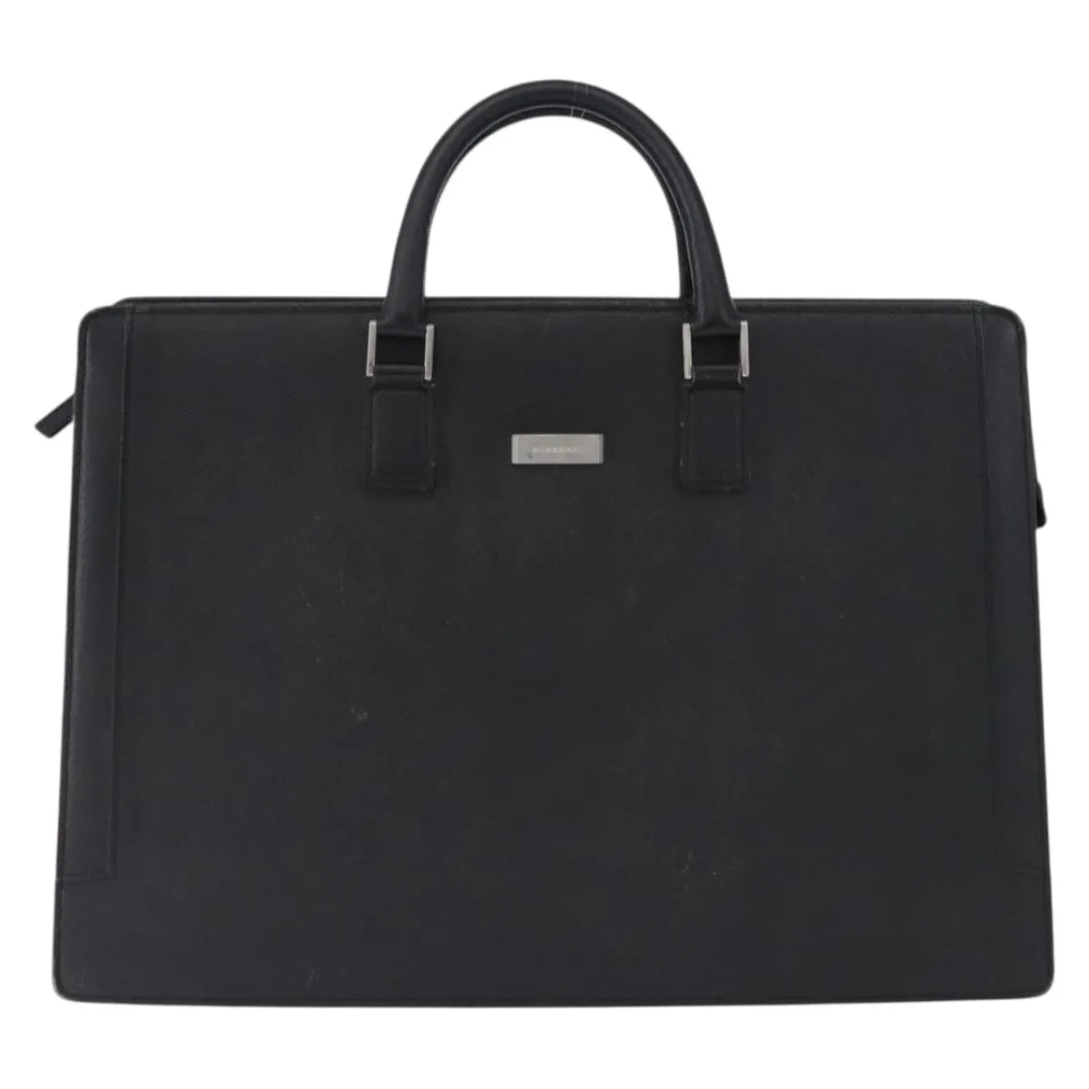Burberry BUSINESS BLACK LEATHER, Black, Leather, Briefcase
