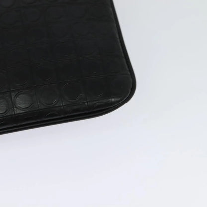 Salvatore Ferragamo Vintage Leather, Black, Leather, Shoulder Bag