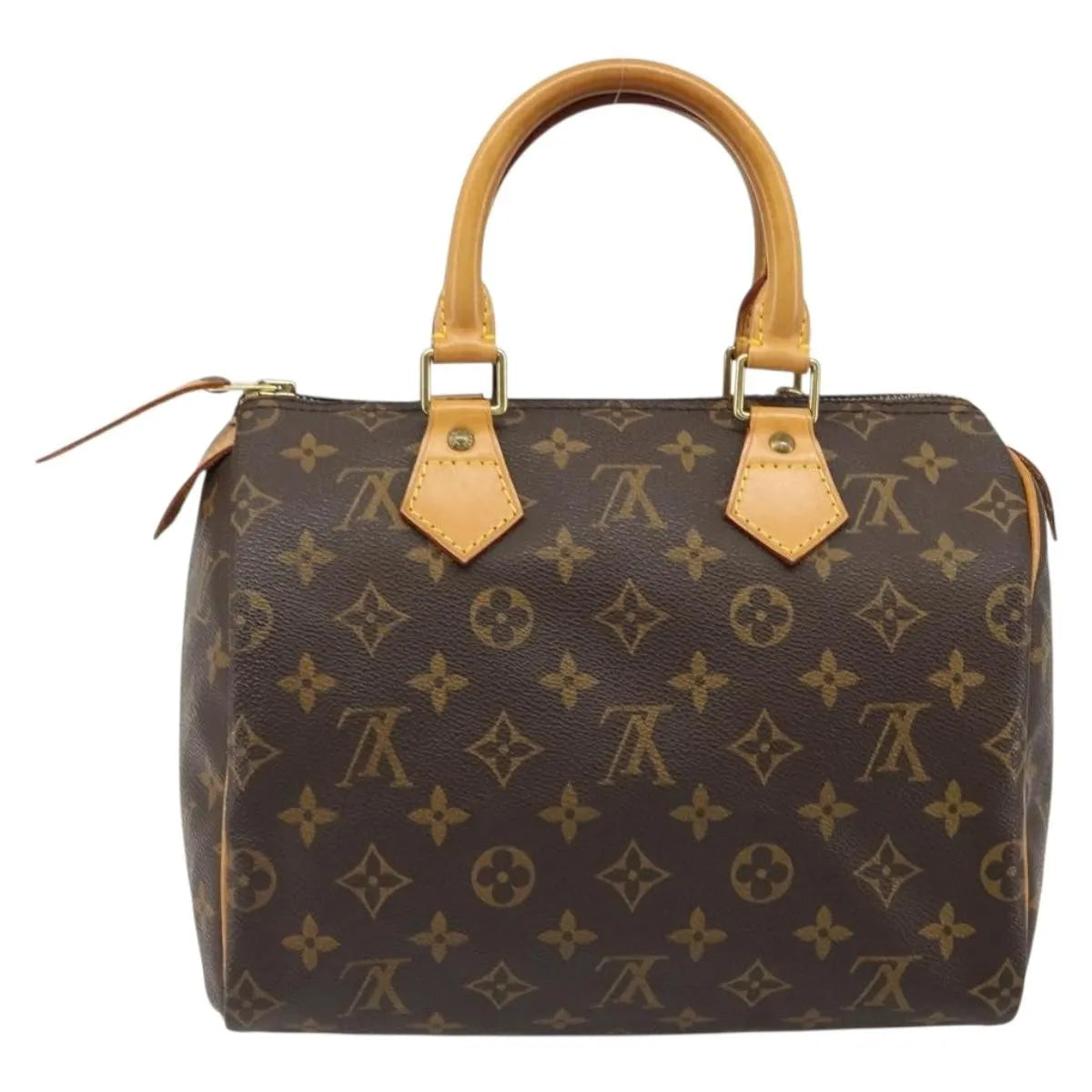 Louis Vuitton Speedy Monogram Canvas, Neutral, Canvas, Handbag