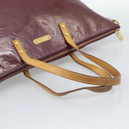 Louis Vuitton Bellevue Monogram Vernis, Purple, Patent Leather, Tote Bag
