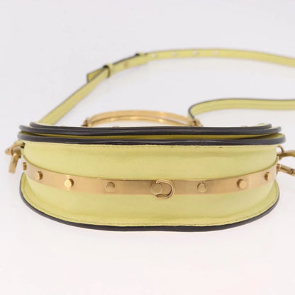 Chloe Nile Leather, Yellow, Leather, Handbag