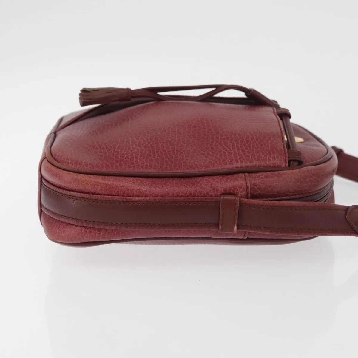 cartier Tasseled Must de Cartier Leather, Burgundy, Leather, Shoulder Bag