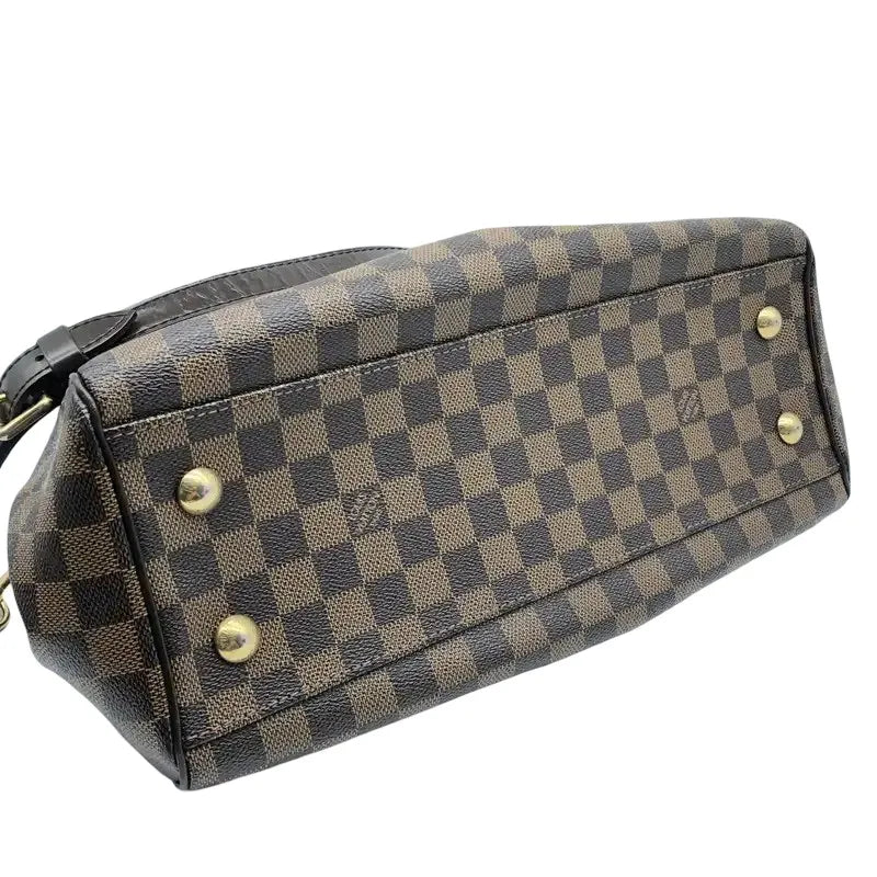 Louis Vuitton Trevi Damier Ebene, Brown, Canvas, Handbag