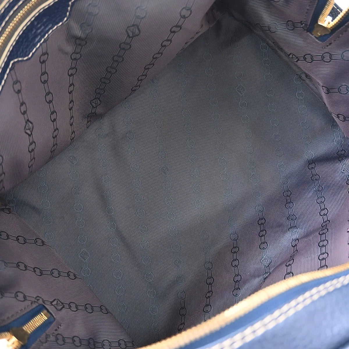 Louis Vuitton Carryall Leather, Blue, Leather, Travel Bag