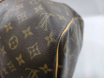Louis Vuitton Keepall Monogram Canvas, Brown, Canvas, Travel Bag