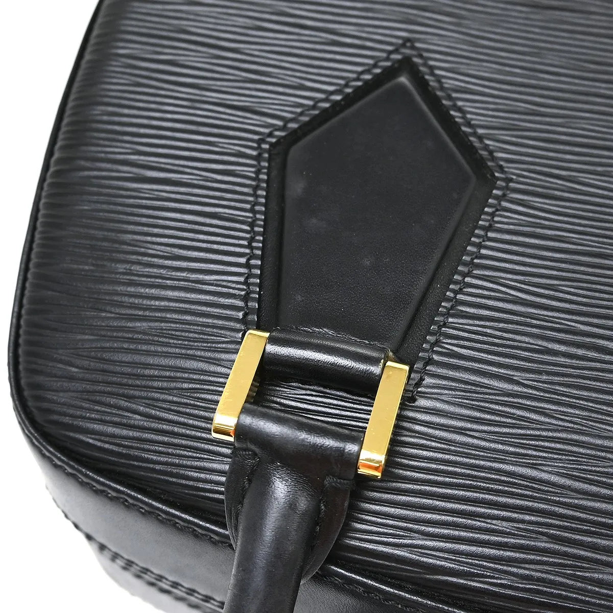Louis Vuitton Sablons Epi Leather, Black, Leather, Handbag