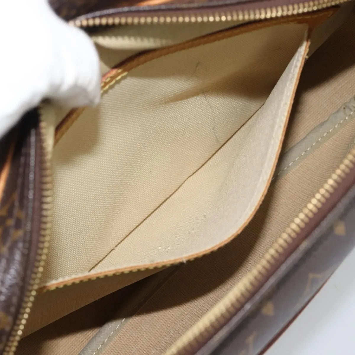 Louis Vuitton Reporter Monogram, Brown, Canvas, Shoulder Bag