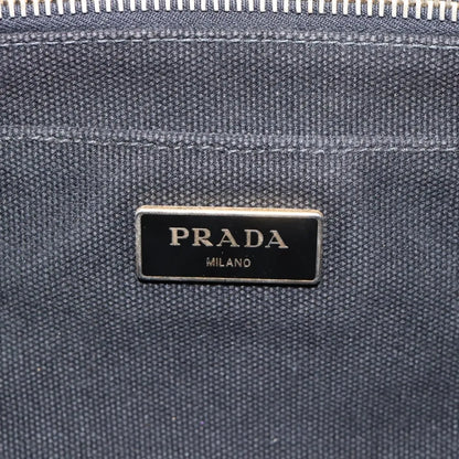 Prada Canapa Convertible Tote Rhinestone Embellished Canvas, Black, Canvas, Handbag