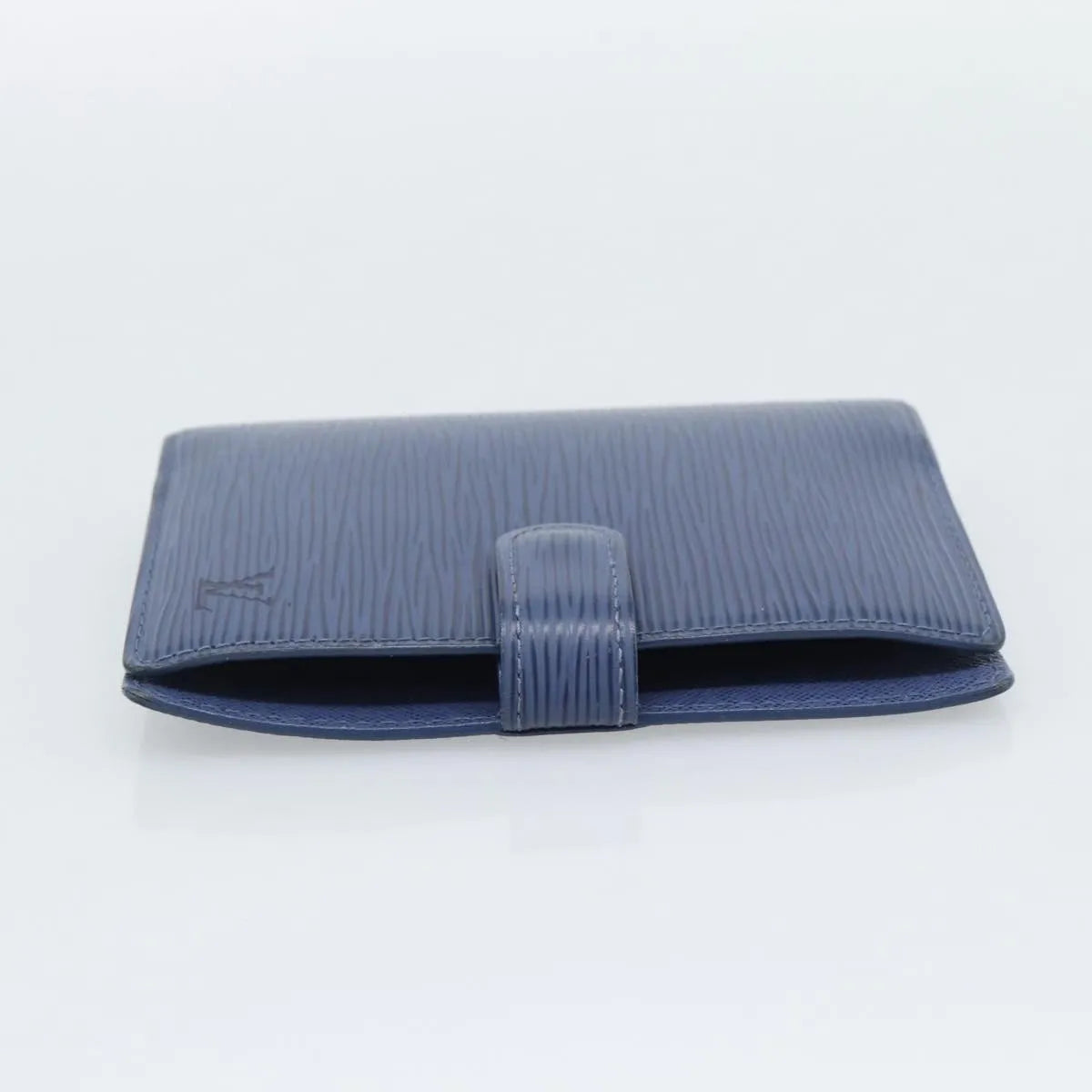 Louis Vuitton Agenda Cover Epi, Blue, Leather, Clutch