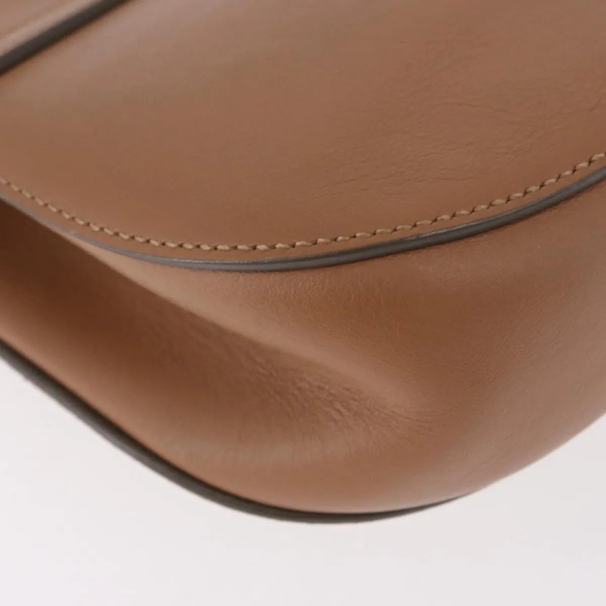 Chloe Drew Shoulder Leather, Beige, Suede, Handbag