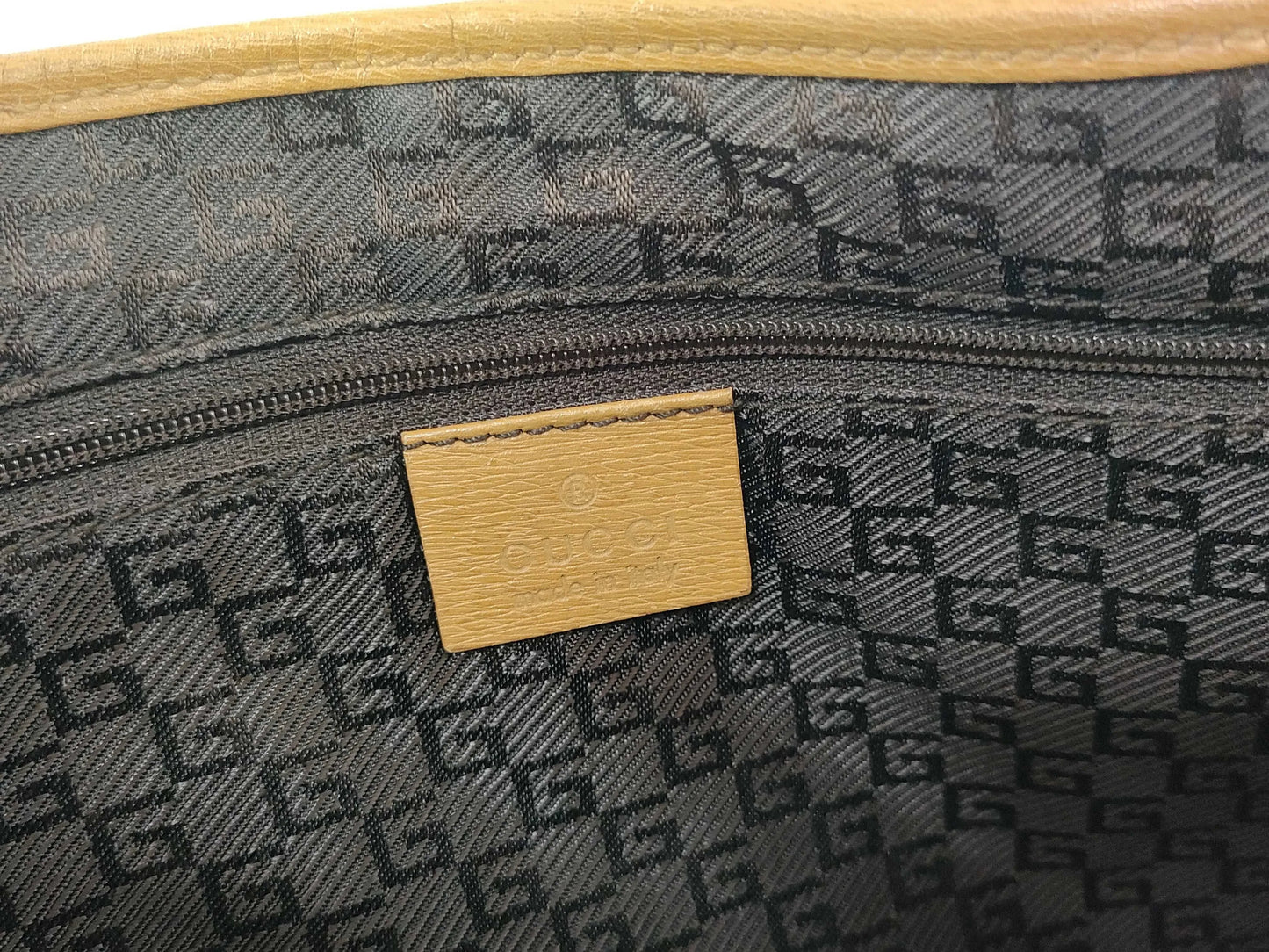 Gucci Bamboo Jackie leather, Beige, Leather, Handbag