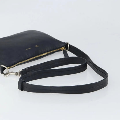 Celine Vintage Leather, Navy, Leather, Shoulder Bag