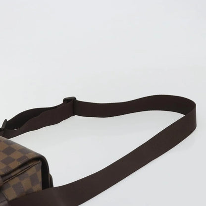 Louis Vuitton Naviglio Damier, Brown, Canvas, Shoulder Bag
