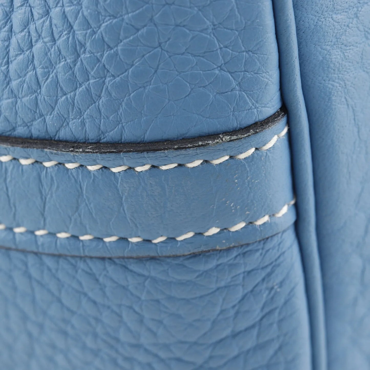 Hermes Picotin Lock Clemence, Blue, Leather, Handbag