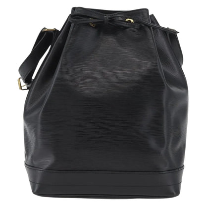 Louis Vuitton Noe Epi Leather, Black, Leather, Shoulder Bag