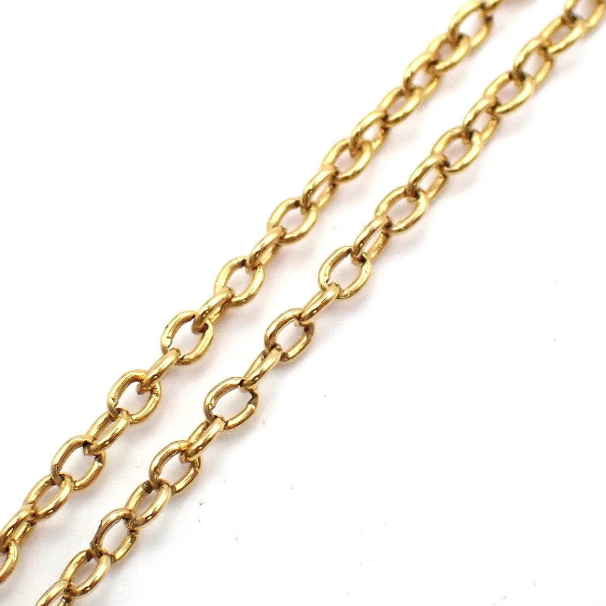 Louis Vuitton Essential V Metal, Gold, Gold Plated, Necklace