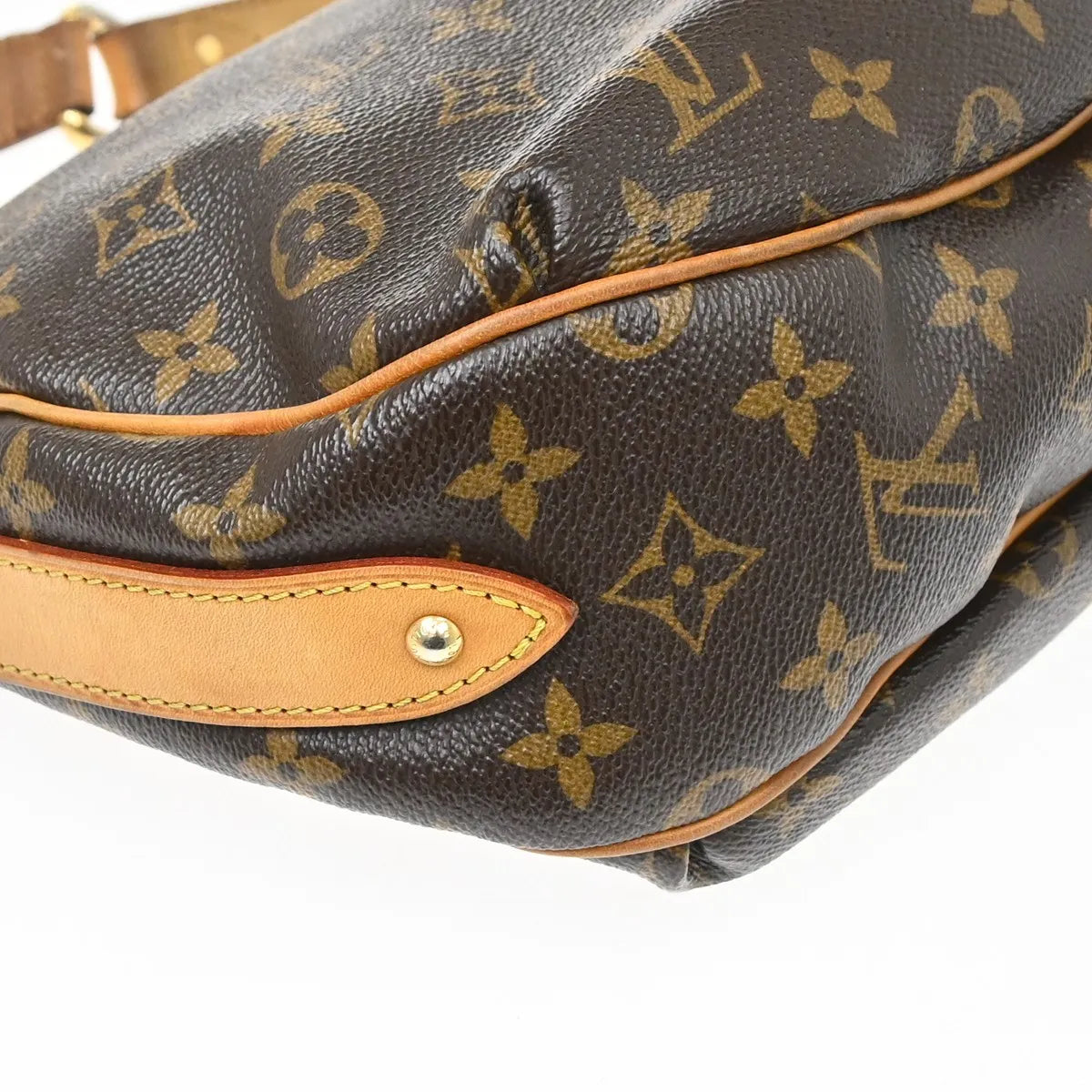 Louis Vuitton Tulum Monogram Canvas, Brown, Canvas, Handbag