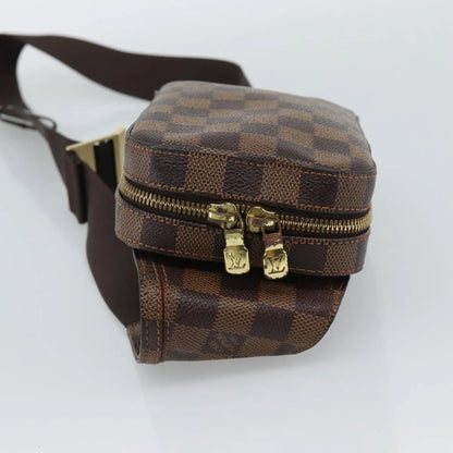 Louis Vuitton Geronimos Waist Damier, Brown, Canvas, Shoulder Bag