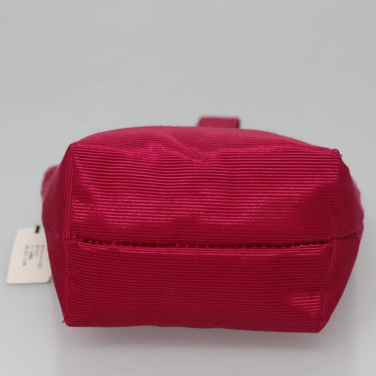 Celine Circle Logo Nylon, Pink, Nylon, Clutch